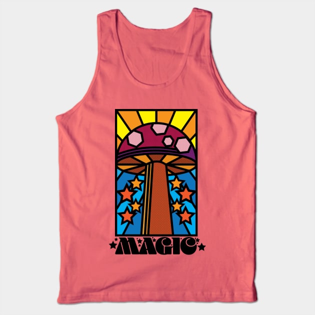 Mushroom Magic Tank Top by Taylor Lindgren Art